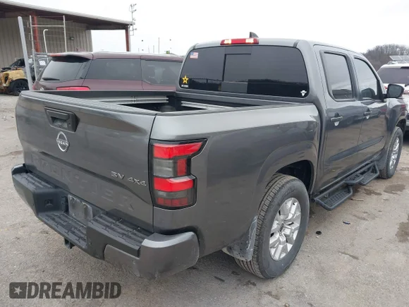 ✅ 2024 Nissan Frontier SV • VIN: 1N6ED1EK4RN659464 • Lot: 43880191. Wystawiony na IAAI z przebiegiem 13 249 mil. Bezpłatny archiwum sprzedaży aukcyjnych z USA i szczegółowy raport historii pojazdu na DreamBid. Zdjęcie 4.