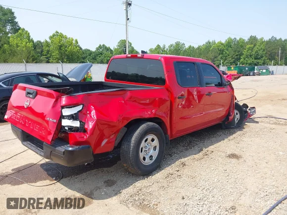 ✅ 2022 Nissan Frontier S • VIN: 1N6ED1EK8NN661518 • Lot: 42389441. Wystawiony na IAAI z przebiegiem 28 317 mil. Bezpłatny archiwum sprzedaży aukcyjnych z USA i szczegółowy raport historii pojazdu na DreamBid. Zdjęcie 4.