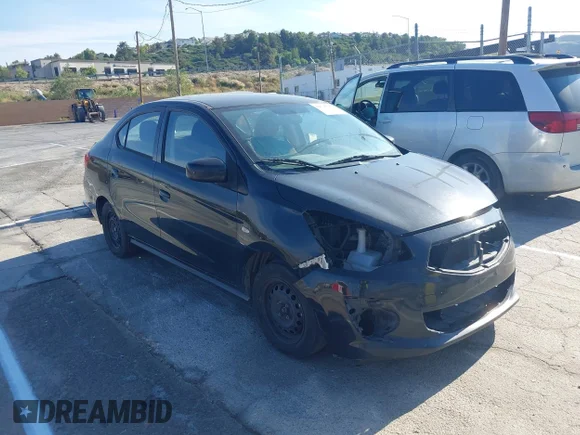✅ 2020 Mitsubishi Mirage ES • VIN: ML32F3FJ4LHF08895 • Лот: 44715751. Опубликован ранее на IAAI с пробегом 152 383 миль. Бесплатный доступ к архиву аукционных продаж из США и подробный отчёт об истории автомобиля на DreamBid. Изображение 1.