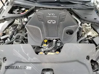 ✅ 2019 Infiniti Q50 Red Sport 400 • VIN: JN1FV7AR8KM830077 • Lot: 82475955. Listed on Copart with 62,191 mi. Free auction sales archive from the USA and detailed vehicle history report at DreamBid. Image 15.