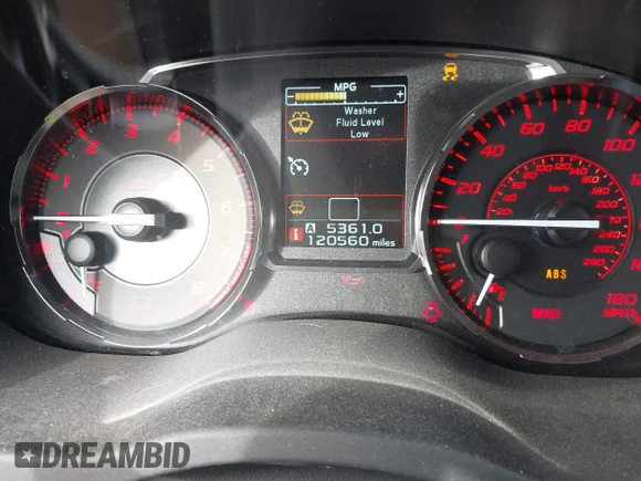 ✅ 2017 Subaru WRX • VIN: JF1VA1B62H9818627 • Lot: 44127778. Listed on IAAI with 120,560 mi. Free auction sales archive from the USA and detailed vehicle history report at DreamBid. Image 7.