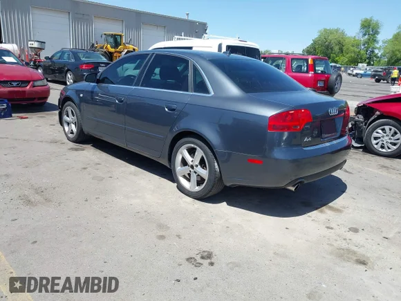 ✅ 2007 Audi A4 3.2L • VIN: WAUDH78E87A257895 • Lot: 42222027. Wystawiony na IAAI z przebiegiem 152 228 mil. Bezpłatny archiwum sprzedaży aukcyjnych z USA i szczegółowy raport historii pojazdu na DreamBid. Zdjęcie 3.