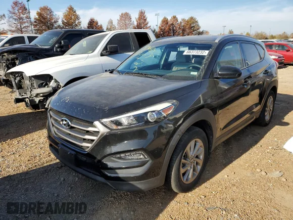 ✅ 2016 Hyundai Tucson SE • VIN: KM8J33A45GU062152 • Lot: 66373232. Wystawiony na Copart z przebiegiem 90 888 mil. Bezpłatny archiwum sprzedaży aukcyjnych z USA i szczegółowy raport historii pojazdu na DreamBid. Zdjęcie 2.