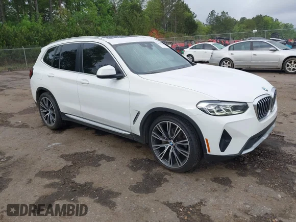 ✅ 2022 BMW X3 sDrive30i • VIN: 5UX43DP08N9K50738 • Lot: 44767381. Wystawiony na IAAI z przebiegiem 63 096 mil. Bezpłatny archiwum sprzedaży aukcyjnych z USA i szczegółowy raport historii pojazdu na DreamBid. Zdjęcie 1.