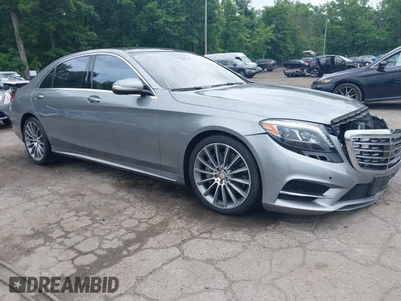 ✅ 2015 Mercedes-Benz S 550 • VIN: WDDUG8FB6FA107356 • Lot: 45204236. Listed on IAAI with 142,190 mi. Free auction sales archive from the USA and detailed vehicle history report at DreamBid. Image 1.