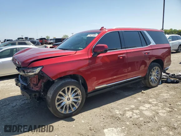✅ 2023 Cadillac Escalade 4WD Premium Luxury • VIN: 1GYS4CKL6PR524615 • Lot: 71421585. Listed on Copart with 36,918 mi. Free auction sales archive from the USA and detailed vehicle history report at DreamBid. Image 1.