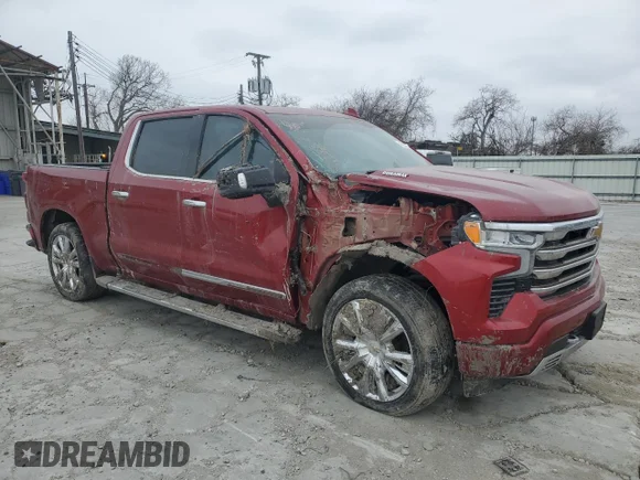 ✅ 2022 Chevrolet Silverado 1500 High Country • VIN: 3GCUDJET5NG521832 • Lot: 45883005. Wystawiony na Copart z przebiegiem 415 mil. Bezpłatny archiwum sprzedaży aukcyjnych z USA i szczegółowy raport historii pojazdu na DreamBid. Zdjęcie 4.