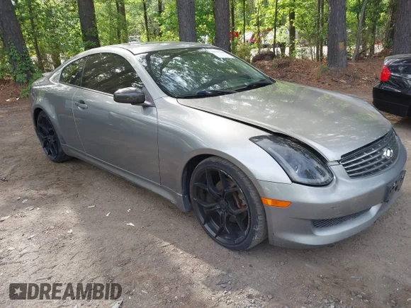 ✅ 2007 Infiniti G35 • VIN: JNKCV54E07M904921 • Lot: 44913500. Listed on IAAI with Not provided. Free auction sales archive from the USA and detailed vehicle history report at DreamBid. Image 1.