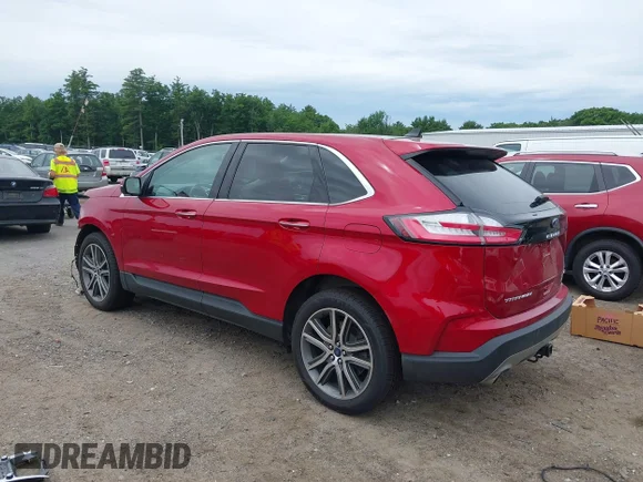✅ 2022 Ford Edge Titanium • VIN: 2FMPK4K9XNBA05039 • Lot: 45425558. Wystawiony na IAAI z przebiegiem 44 334 mil. Bezpłatny archiwum sprzedaży aukcyjnych z USA i szczegółowy raport historii pojazdu na DreamBid. Zdjęcie 3.