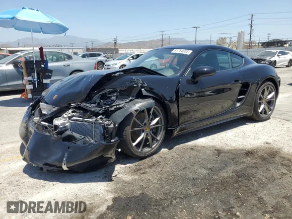✅ 2024 Porsche 718 Cayman • VIN: WP0AA2A86RK255299 • Lot: 61764005. Listed on Copart with 10 mi. Free auction sales archive from the USA and detailed vehicle history report at DreamBid. Image 1.