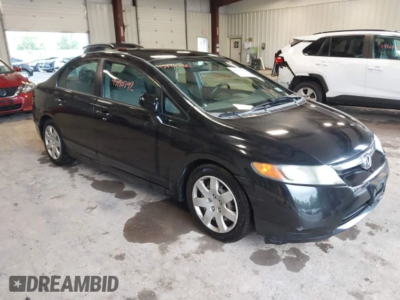 ✅ 2007 Honda Civic LX • VIN: 2HGFA16527H311761 • Лот: 45490792. Опубликован ранее на IAAI с пробегом 128 671 миль. Бесплатный доступ к архиву аукционных продаж из США и подробный отчёт об истории автомобиля на DreamBid. Изображение 1.