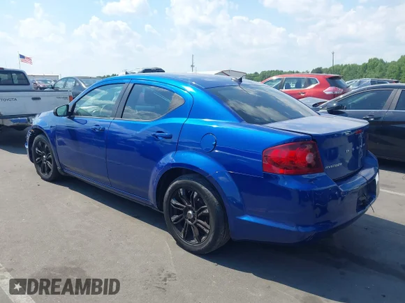 ✅ 2013 Dodge Avenger SE • VIN: 1C3CDZAB8DN637642 • Lot: 45358918. Wystawiony na IAAI z przebiegiem 213 830 mil. Bezpłatny archiwum sprzedaży aukcyjnych z USA i szczegółowy raport historii pojazdu na DreamBid. Zdjęcie 3.