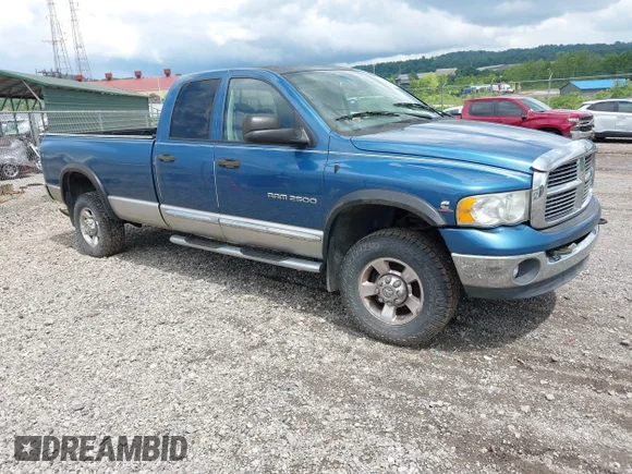 ✅ 2004 Dodge 2500 SLT • VIN: 3D7KU28C44G266314 • Lot: 42440078. Wystawiony na IAAI z przebiegiem Nie podano. Bezpłatny archiwum sprzedaży aukcyjnych z USA i szczegółowy raport historii pojazdu na DreamBid. Zdjęcie 1.