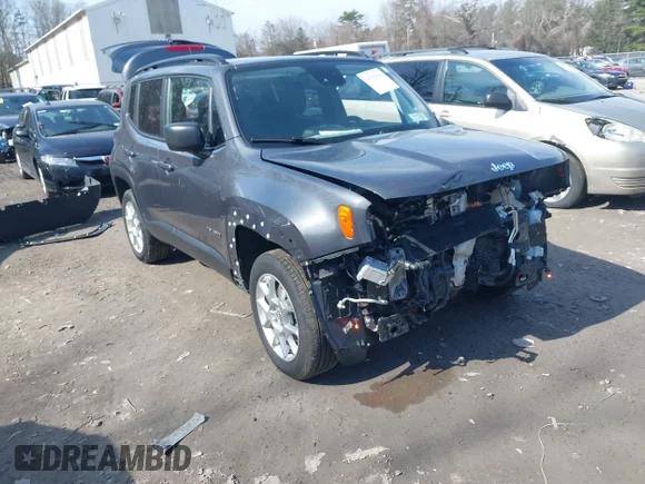✅ 2023 Jeep Renegade Upland • VIN: ZACNJDB15PPP14255 • Lot: 44712546. Wystawiony na IAAI z przebiegiem 29 154 mil. Bezpłatny archiwum sprzedaży aukcyjnych z USA i szczegółowy raport historii pojazdu na DreamBid. Zdjęcie 1.