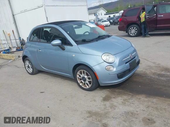 ✅ 2015 FIAT 500 Pop • VIN: 3C3CFFDRXFT545338 • Lot: 44874788. Listed on IAAI with 73,865 mi. Free auction sales archive from the USA and detailed vehicle history report at DreamBid. Image 1.