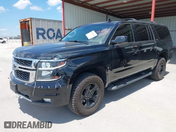 ✅ 2018 Chevrolet Suburban LT • VIN: 1GNSKHKC7JR342588 • Lot: 45102478. Listed on IAAI with 153,232 mi. Free auction sales archive from the USA and detailed vehicle history report at DreamBid. Image 2.