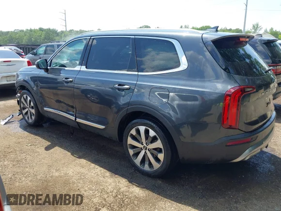 ✅ 2021 Kia Telluride EX • VIN: 5XYP34HC7MG183814 • Лот: 42577478. Опубликован ранее на IAAI с пробегом 57 758 миль. Бесплатный доступ к архиву аукционных продаж из США и подробный отчёт об истории автомобиля на DreamBid. Изображение 3.