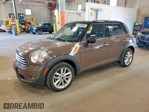 ✅ 2012 MINI Countryman • VIN: WMWZB3C50CWM03422 • Lot: 60936496. Wystawiony na Copart z przebiegiem 128 640 mil. Bezpłatny archiwum sprzedaży aukcyjnych z USA i szczegółowy raport historii pojazdu na DreamBid. Zdjęcie 1.
