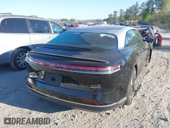 ✅ 2023 Lucid Air Touring • VIN: 50EA1TEA4PA005139 • Lot: 44793189. Listed on IAAI with 33,713 mi. Free auction sales archive from the USA and detailed vehicle history report at DreamBid. Image 4.