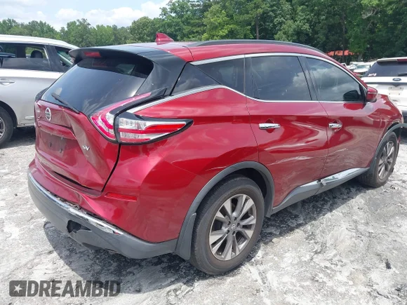 ✅ 2017 Nissan Murano SV • VIN: 5N1AZ2MG4HN157313 • Lot: 45392007. Listed on IAAI with 189,803 mi. Free auction sales archive from the USA and detailed vehicle history report at DreamBid. Image 4.