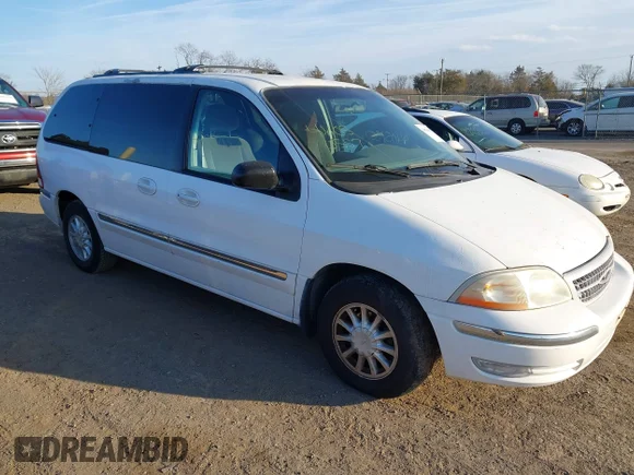 ✅ 2000 Ford Windstar SE • VIN: 2FMDA5249YBA87463 • Lot: 44050557. Listed on IAAI with 165,873 mi. Free auction sales archive from the USA and detailed vehicle history report at DreamBid. Image 1.