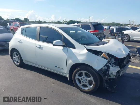 ✅ 2013 Nissan LEAF SL • VIN: 1N4AZ0CP6DC407219 • Lot: 42559788. Wystawiony na IAAI z przebiegiem 88 196 mil. Bezpłatny archiwum sprzedaży aukcyjnych z USA i szczegółowy raport historii pojazdu na DreamBid. Zdjęcie 1.
