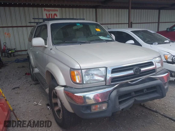 ✅ 2000 Toyota 4Runner SR5 • VIN: JT3HN86R8Y0276225 • Lot: 43011888. Listed on IAAI with 279,676 mi. Free auction sales archive from the USA and detailed vehicle history report at DreamBid. Image 1.