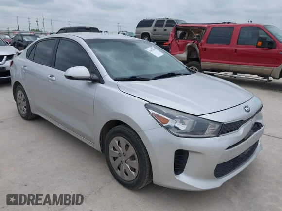 ✅ 2019 Kia Rio S • VIN: 3KPA24AB7KE184949 • Лот: 45035665. Опубліковано раніше на IAAI з пробігом 119 609 миль. Безкоштовний доступ до архіву аукціонних продажів зі США та докладний звіт про історію автомобіля на DreamBid. Зображення 1.