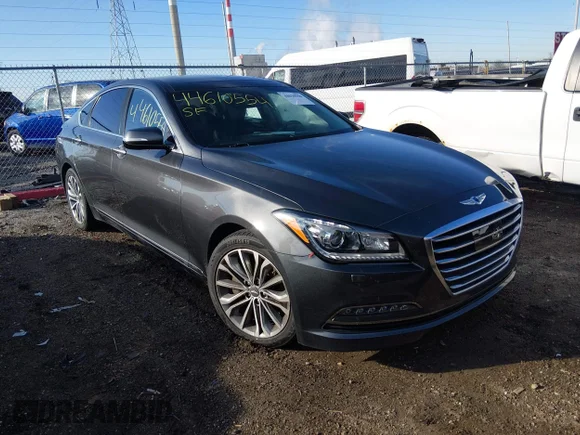 ✅ 2017 Genesis G80 3.8L • VIN: KMHGN4JEXHU210414 • Лот: 44610554. Опубликован ранее на IAAI с пробегом 92 479 миль. Бесплатный доступ к архиву аукционных продаж из США и подробный отчёт об истории автомобиля на DreamBid. Изображение 1.