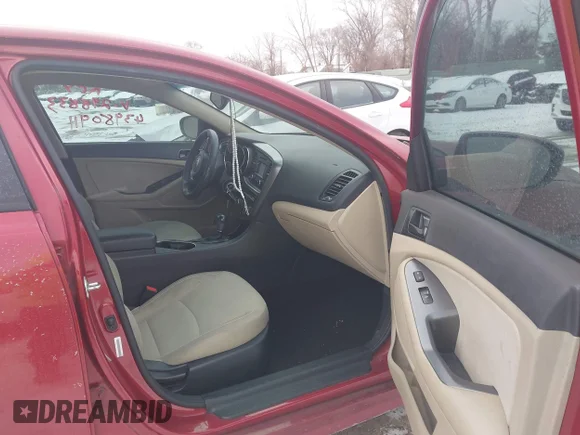 ✅ 2014 Kia Optima LX • VIN: 5XXGM4A75EG298833 • Lot: 43980911. Listed on IAAI with 126,165 mi. Free auction sales archive from the USA and detailed vehicle history report at DreamBid. Image 5.