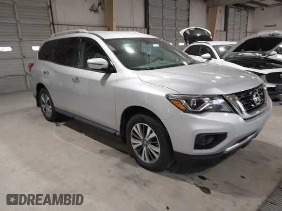 ✅ 2017 Nissan Pathfinder Platinum • VIN: 5N1DR2MM6HC655544 • Lot: 44062119. Listed on IAAI with 154,324 mi. Free auction sales archive from the USA and detailed vehicle history report at DreamBid. Image 1.