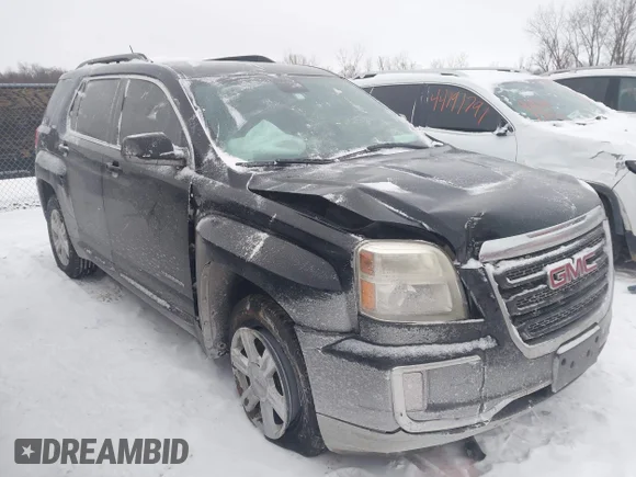 ✅ 2016 GMC Terrain SLE • VIN: 2GKFLNE36G6107562 • Lot: 44204093. Listed on IAAI with 112,493 mi. Free auction sales archive from the USA and detailed vehicle history report at DreamBid. Image 1.