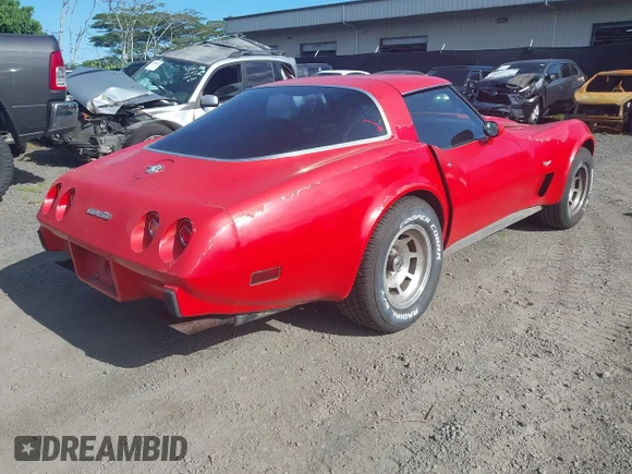 ✅ 1978 Chevrolet Corvette • VIN: 1Z87L8S437013 • Lot: 44339425. Listed on IAAI with 22,407 mi. Free auction sales archive from the USA and detailed vehicle history report at DreamBid. Image 4.