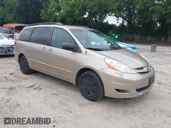 ✅ 2008 Toyota Sienna LE • VIN: 5TDZK23C68S222599 • Lot: 45640047. Wystawiony na IAAI z przebiegiem 380 396 mil. Bezpłatny archiwum sprzedaży aukcyjnych z USA i szczegółowy raport historii pojazdu na DreamBid. Zdjęcie 1.