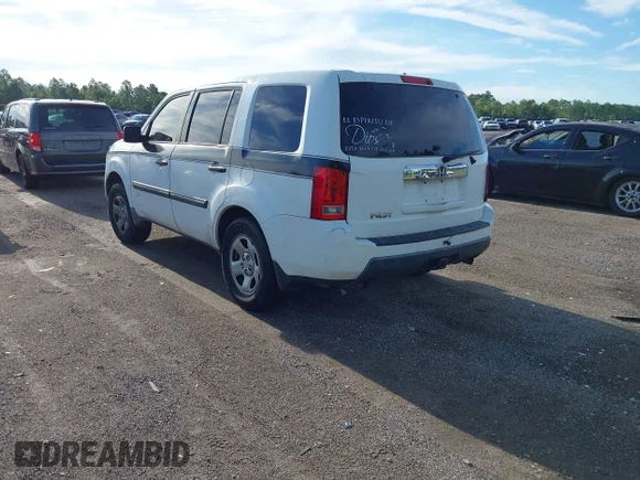 ✅ 2009 Honda Pilot LX • VIN: 5FNYF38219B004615 • Lot: 42967984. Listed on IAAI with 271,872 mi. Free auction sales archive from the USA and detailed vehicle history report at DreamBid. Image 3.