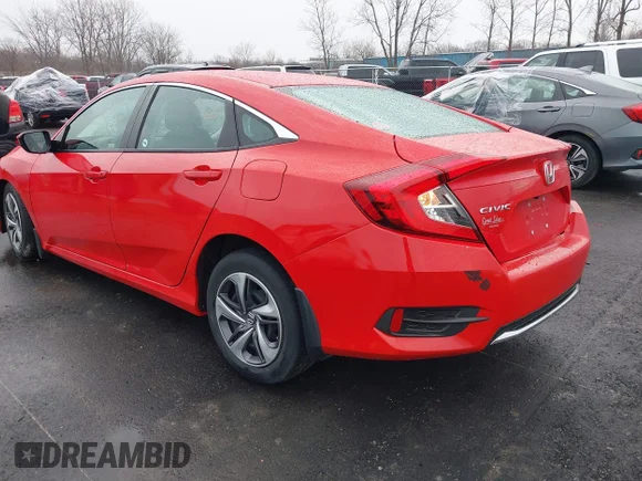 ✅ 2020 Honda Civic LX • VIN: 2HGFC2F62LH571970 • Lot: 44645590. Wystawiony na IAAI z przebiegiem 48 315 mil. Bezpłatny archiwum sprzedaży aukcyjnych z USA i szczegółowy raport historii pojazdu na DreamBid. Zdjęcie 3.