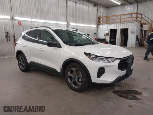 ✅ 2025 Ford Escape ST-Line • VIN: 1FMCU0MN5SUA49175 • Lot: 45030779. Listed on IAAI with 7,753 mi. Free auction sales archive from the USA and detailed vehicle history report at DreamBid. Image 1.