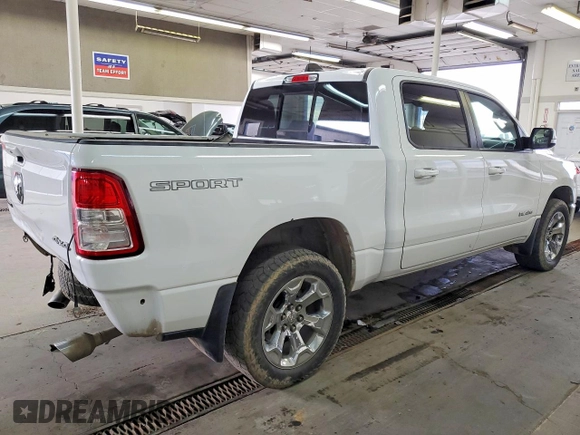 ✅ 2020 Ram 1500 Big Horn • VIN: 1C6SRFFM6LN196844 • Lot: 45492556. Wystawiony na Copart z przebiegiem 211 476 mil. Bezpłatny archiwum sprzedaży aukcyjnych z USA i szczegółowy raport historii pojazdu na DreamBid. Zdjęcie 3.