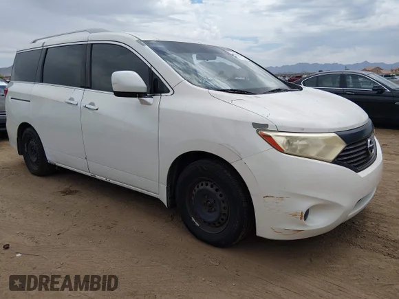 ✅ 2014 Nissan Quest S • VIN: JN8AE2KP0E9108136 • Лот: 45482008. Опубліковано раніше на IAAI з пробігом 136 638 миль. Безкоштовний доступ до архіву аукціонних продажів зі США та докладний звіт про історію автомобіля на DreamBid. Зображення 1.