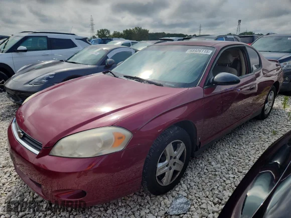 ✅ 2006 Chevrolet Monte Carlo LS • VIN: 2G1WJ15K169174688 • Лот: 68926115. Опубликован ранее на Copart с пробегом Не указан. Бесплатный доступ к архиву аукционных продаж из США и подробный отчёт об истории автомобиля на DreamBid. Изображение 1.