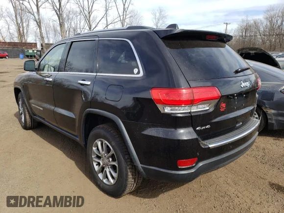 ✅ 2015 Jeep Grand Cherokee Limited • VIN: 1C4RJFBG6FC652162 • Лот: 43899623. Опубликован ранее на Copart с пробегом 107 253 миль. Бесплатный доступ к архиву аукционных продаж из США и подробный отчёт об истории автомобиля на DreamBid. Изображение 2.