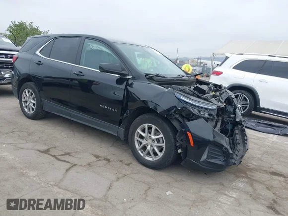 ✅ 2023 Chevrolet Equinox LT • VIN: 3GNAXJEG1PL240268 • Lot: 45138363. Wystawiony na IAAI z przebiegiem 57 909 mil. Bezpłatny archiwum sprzedaży aukcyjnych z USA i szczegółowy raport historii pojazdu na DreamBid. Zdjęcie 1.