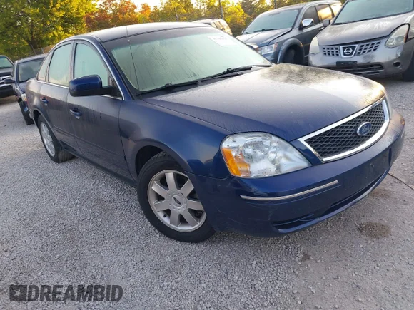 ✅ 2005 Ford Five Hundred SE • VIN: 1FAFP23125G164702 • Lot: 43105127. Listed on IAAI with 77,637 mi. Free auction sales archive from the USA and detailed vehicle history report at DreamBid. Image 1.