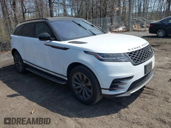 ✅ 2018 Land Rover Range Rover Velar R-Dynamic SE • VIN: SALYL2RN4JA760604 • Lot: 44751011. Listed on IAAI with 51,377 mi. Free auction sales archive from the USA and detailed vehicle history report at DreamBid. Image 1.