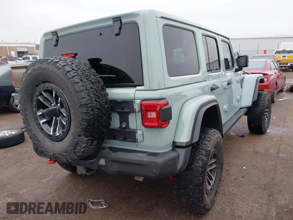 ✅ 2024 Jeep Wrangler Rubicon X • VIN: 1C4RJXFG3RW165293 • Lot: 41523065. Wystawiony na IAAI z przebiegiem 19 363 mil. Bezpłatny archiwum sprzedaży aukcyjnych z USA i szczegółowy raport historii pojazdu na DreamBid. Zdjęcie 4.