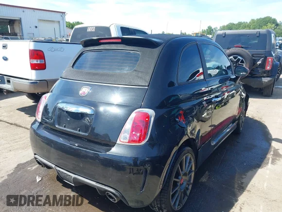✅ 2013 FIAT 500 Abarth • VIN: 3C3CFFJH3DT666950 • Lot: 45132375. Listed on IAAI with 123,807 mi. Free auction sales archive from the USA and detailed vehicle history report at DreamBid. Image 4.