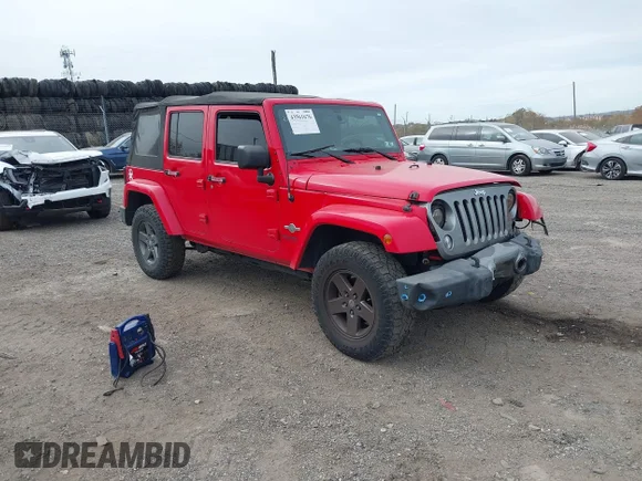 ✅ 2015 Jeep Wrangler Unlimited Sport • VIN: 1C4BJWDG6FL625042 • Lot: 43561676. Wystawiony na IAAI z przebiegiem 137 991 mil. Bezpłatny archiwum sprzedaży aukcyjnych z USA i szczegółowy raport historii pojazdu na DreamBid. Zdjęcie 1.