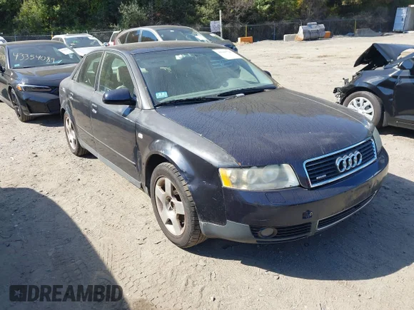 ✅ 2002 Audi A4 1.8T • VIN: WAULC68E12A176251 • Lot: 43303720. Listed on IAAI with 160,395 mi. Free auction sales archive from the USA and detailed vehicle history report at DreamBid. Image 1.