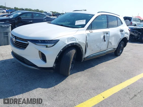 ✅ 2023 Buick Envision Preferred • VIN: LRBAZLR4XPD075453 • Лот: 42295343. Опубликован ранее на IAAI с пробегом 53 404 миль. Бесплатный доступ к архиву аукционных продаж из США и подробный отчёт об истории автомобиля на DreamBid. Изображение 2.