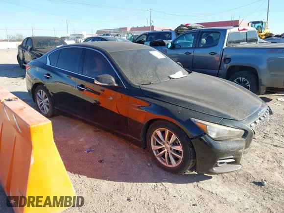 ✅ 2015 Infiniti Q50 Premium • VIN: JN1BV7AP9FM334692 • Lot: 43726534. Wystawiony na IAAI z przebiegiem 123 046 mil. Bezpłatny archiwum sprzedaży aukcyjnych z USA i szczegółowy raport historii pojazdu na DreamBid. Zdjęcie 1.